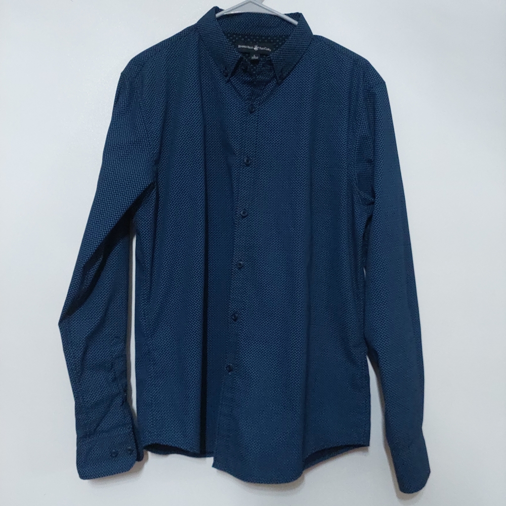 Beverly Hills Polo Club Navy Button-Down Shirt